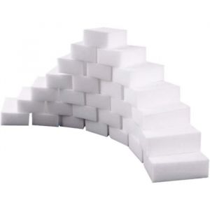 100 pi&egrave;ces &eacute;ponge Magique nettoyant multifonctionnel en mousse de m&eacute;lamine pour gomme &agrave; &eacute;ponge Magique