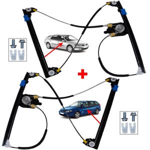 Leve vitre avant gauche + droit pour renault laguna ii 2 1.9 dci 1.8 16v estate