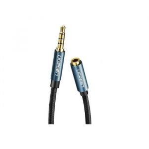 Câble audio Ugreen - Connecteur plaqué or - Extension Jack 35 mm mâle vers Jack 35 mm femelle 2 m - Noir