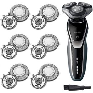 6 Pcs Têtes de Rasoir de Remplacement pour Philips Series 5000/6000 AquaTouch (AT8xx AT7xx) SH30/50/52 PowerTouch (PT8xxPT7xx)