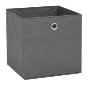 SALE 2025Cube de rangement - Boîte de rangement - Lot de 4 - Tissu non-tissé 32x32x32 cm Gris chill479008