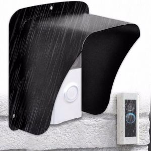 MéTallique éTanche pour CaméRa VidéO Sonnette Bouton De Portes DAccèS ProtèGe LAppareil du Soleil Et des Gouttes De Pluie