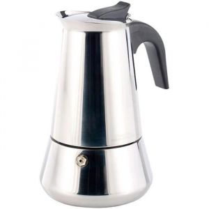 Cafeti&egrave;re italienne induction - 300 ml - Acier inoxydable - Compatible induction - Compatible gaz