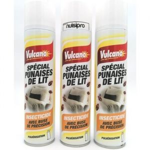 VULCANO - Anti punaises de lit 6 Lot de 3 - Effet tr&egrave;s longue dur&eacute;e
