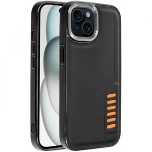 Coque - Cool Milano - iPhone 15 - Similicuir - Anti-choc - Étanche à la poussière