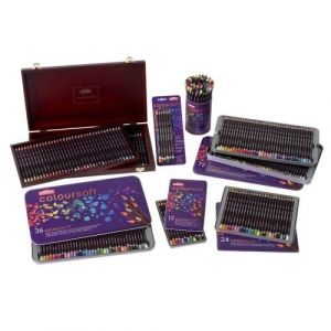 Coffret de Crayons - Derwent - Coloursoft - 36 Couleurs - Mixte - Id&eacute;al pour Dessins