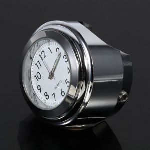 Montre de guidon montre de guidon de moto étanche pour 7/8 1 guidon Chopper Cruiser moto