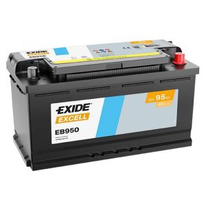 BATTERIE EXIDE EXCELL L5 12V 95AH 800A 353X175X190 +D EB950