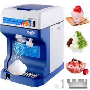 Broyeur &agrave; Glace Commerciale - VEVOR - 250W Machine &agrave; Glace Pil&eacute;e - 120 KG-H Finesse Ajustable