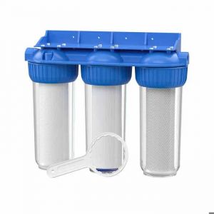 Naturewater NW-BR10B4 &ndash; Syst&egrave;me de filtration 3 &Eacute;tapes &ndash; 2616 mm 3/4 &ndash; avec Filtre &agrave; s&eacute;diments Charbon actif Bioc et Granul&eacute;s &ndash; Ea