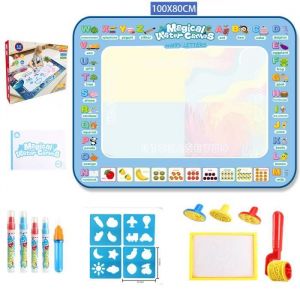 Tapis Dessin EnfantTapis Doodle MatteTableau de PeintureCadeaux de Jouets &eacute;ducatifs pour Gar&ccedil;ons Filles de 3 Ans et Plus