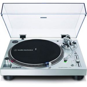 Platine vinyle &agrave; entra&icirc;nement direct - SUTEO - AT-LP120XUSB - Argent - 33 45 78 tr/min - USB et analogique