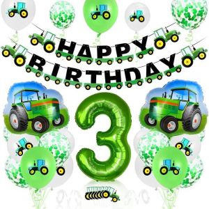 Decoration Anniversaire Garcon 3 Ans Tracteur Ballon Tracteur 3 Ans Deco Anniversaire Tracteur Ballon Anniversaire 3 Ans G[A575]