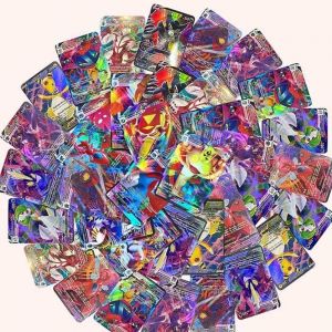 Jeu de cartes - SHADOW - LOT DE 100 CARTES POKEMON VMAX - Violet - Mixte - Enfant