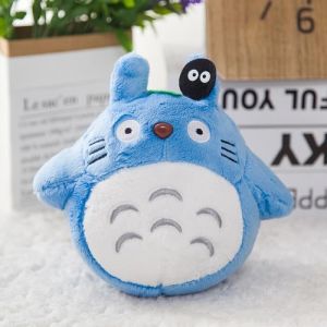 Bleu - 33 cm - Jouets en peluche Totoro mignons pour enfants Figurine danime japonais Susuwatari Butter To