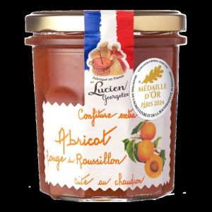 confiture extra abricot rouge du Roussillon lucien georgelin 350g 350G LES RECETTES CUITES AU CHAUDRON