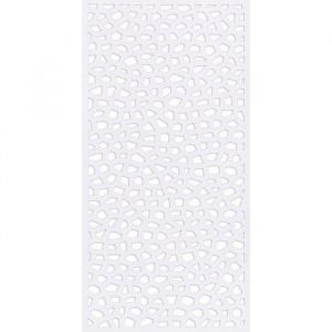 Treillage d&eacute;coratif design Mosa&iuml;c - blanc