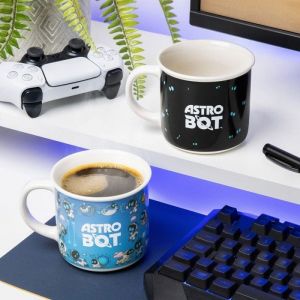 Mug - PALADONE PRODUCTS - Astro Bot - Effet thermique - Noir - Cylindrique