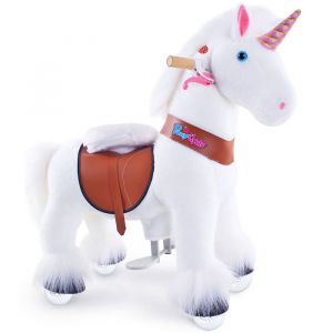 PonyCycle - Porteur Licorne blanche - Vélo équilibre pour les 3 à 4 ans - Jouet plein air