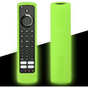 Housse Coque en Silicone pour JVC/Bush/Toshiba/Xiaomi/Fire TV Télécommande Vocale Etui de Protection pour JVC Télécommande