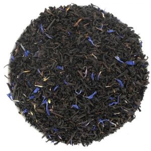 Th&eacute; noir Earl Grey fleurs bleues