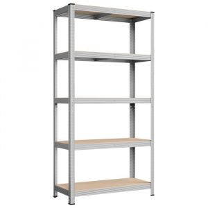 SONGMICS Étagère Charge Lourde métallique180 x 90 x 40 cm Étagère de Rangement Planches réglables pour Garage Cave