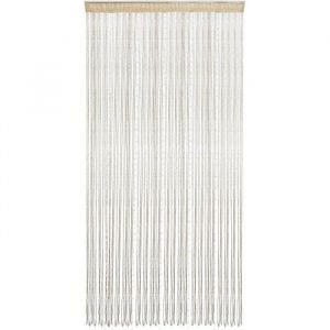 Rideaux &agrave; pompons - 1 m x 2 m - rideau de placard - cordon de porte - rideaux - pour porte - pour int&eacute;rieur - suspendus - d&eacute;coration
