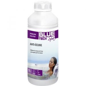 ANTI ECUME LIQUIDE 1L Elimine la mousse provoquée par les remous BLUE TECH SPA