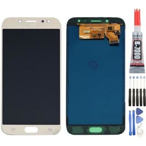 Écran LCD Samsung Galaxy J7 Pro 2017 J730G J730 J730F/DSM OR + vitre tactile  + Kit outils+ Colle B7000
