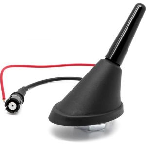 Kit d&rsquo;antenne Adapter-Universe pour toit de voiture - Mod&egrave;le court : 3 cm - Avec embase Raku 2 - Socle avec amplificateur 16