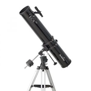 T&eacute;lescope Newton Sky-Watcher 114/900 sur EQ1 motoris&eacute;e en AD - SKY WATCHER - Blanc - Observation plan&eacute;taire