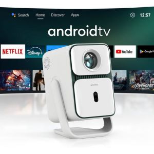 Projecteur Vid&eacute;o Android TV Wanbo FHD 1080P Portable WiFi Bluetooth