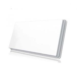 SELFSAT Parabole satellite Plate 2 Sortie avec LNB intégré + Kit fixation Fenêtre