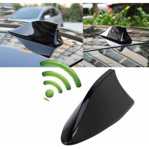 Antenne de Voiture Universelle en Forme d&rsquo;aileron de Requin - Antenne Radio FM/AM avec Base adh&eacute;sive &eacute;tanche pour Auto SUV Camio