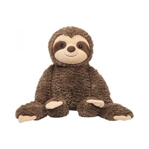 Peluche - Jeux 2 Momes - Paresseux - Lest&eacute;e - Marron - H25 Cm