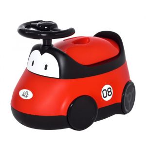 Pot b&eacute;b&eacute; 6m-3ans voiture volant baignoire amovible rouge