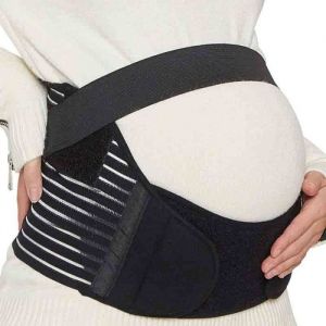 Care Ceinture de grossesse de marque Support lombaire et soutien abdominal/abdomen pour femme enceinte (Noire Taille M)