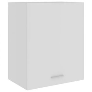 NEW HOT Blanc Chic Armoire suspendue de cuisineMeuble haut de cuisine El&eacute;gant Blanc 50x31x60 cm Agglom&eacute;r&eacute;8336