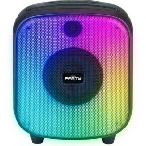 Enceinte Bluetooth - BIGBEN - Format cube - 200W Effets lumineux USB Micro-SD Batterie Li-on USB-C
