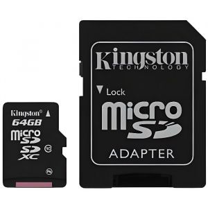 Pour SAMSUNG Galaxy J3 2016 : Carte 64 Go Classe 10 Micro Sd Hc + Adapt Sd Integral