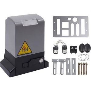 600Kg Automatique Porte Coulissante Ouvre-Porte Kit &Eacute;lectrique 220V 280W &mdash; Moteur De Portail Coulissant Avec 2 T&eacute;l&eacute;commandes