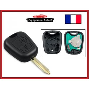 Cl&eacute; t&eacute;l&eacute;commande vierge compatible PEUGEOT PARNER et CITROEN BERLINGO XSARA PICASSO