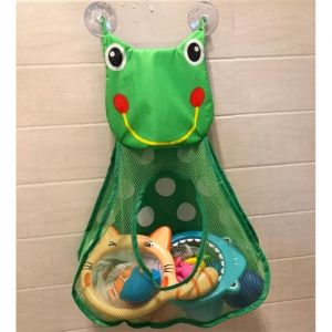 Filet de Rangement Salle de Bain Jouet de Stockage Sac &agrave; Jouet du Bain Avec Auto-Adh&eacute;sifs Ventouse