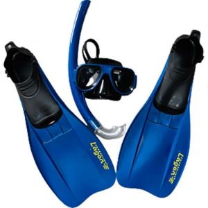 Set de Snorkeling - SO DIVE - Lagon Standard - Taille EU 35/36 - Bleu/Noir