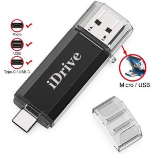 (256GB) USB type c cl&eacute; flash 3 en 1 otg USB 3.0