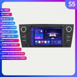 Pour BMW Série 3 E90 e91 E92 E93 2006 - 2012 2 Din voiture Radio Android multimédia lecteur vidéo GPS stéréo navigation carplay