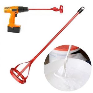 Mélangeur de peinture - Mélangeur de peinture universel 40 cm pour perceuse électrique - Mélangeur pour mortier colle béton c
