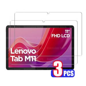 Protecteur d&eacute;cran pour tablette Lenovo Tab M11 (11 pouces) Film en verre tremp&eacute; Transparent anti-rayures lanc&eacute; 2024 anti-emprei
