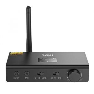 &Eacute;metteur Hifi Bluetooth Pour Tv Adaptateur Bluetooth 3 En 1 Avec Dac Ldac Hi-Res Audio Aptx Hd & Ll Transmetteur Audio Pour 2 C