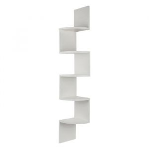 Etag&egrave;re Murale Blanche Unit&eacute; - Kangfun - Meuble dAngle - Bois - Panneaux de particules - Contemporain - Design
